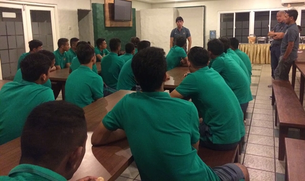 Pemian Timnas U-19 Dibekali Peraturan Permainan Sepakbola